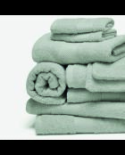 Set completo di biancheria da bagno in cotone pettinato - Mint Cloud - 4x (50x100 cm) + 2x (70x140 cm) + 2x (15x21 cm) + 2x (30x30 cm) + 2x (30x30 cm)