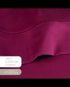 Katoenen satijnen laken - Uni Bordeaux 01