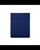 Sábana encimera de satén de algodón Dobby Stripe, azul 11