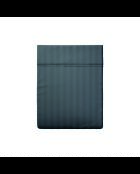 Drap plat satin de coton dobby stripe -  Gris 02