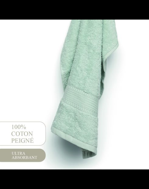 asciugamani in cotone pettinato - Mint Cloud - 2x (45x45 cm)