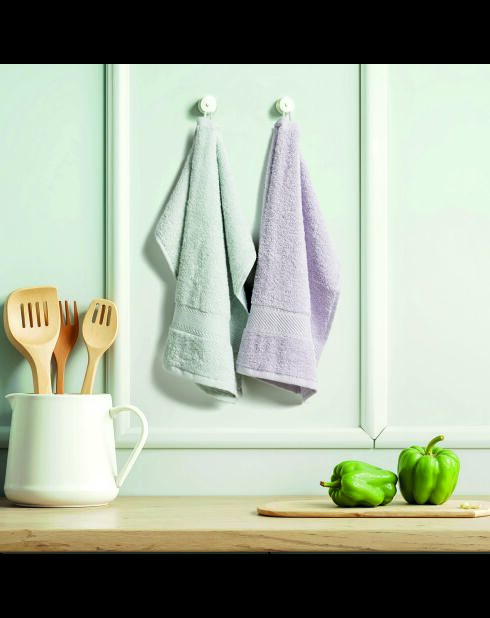 asciugamani in cotone pettinato - Mint Cloud - 2x (45x45 cm)