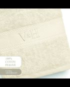 Telo da bagno in cotone pettinato - Ivory Cloud - 2x (70x140 cm)