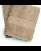 Telo da bagno in cotone pettinato - Taupe Cloud - 2x (70x140 cm)