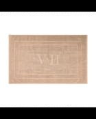 Tapis de bain coton - design 19 Taupe - 60x100 cm