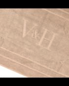 Tapis de bain coton - design 19 Taupe - 60x100 cm