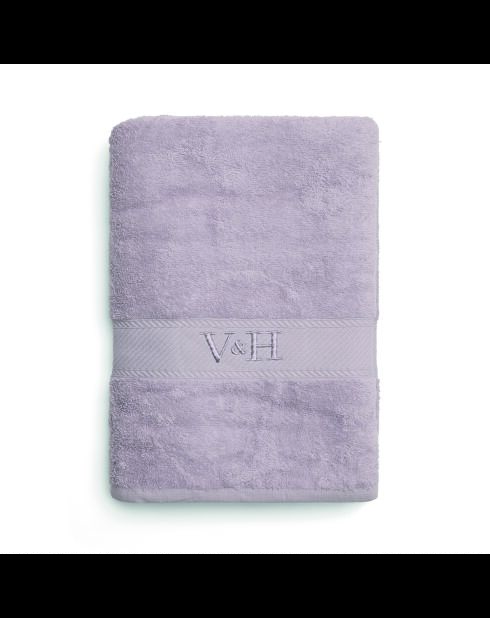 Asciugamano da bagno in cotone pettinato - Nuage Lilac - 100x150 cm