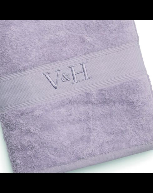 Asciugamano da bagno in cotone pettinato - Nuage Lilac - 100x150 cm
