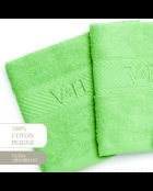Asciugamano per ospiti in cotone pettinato - Prairie Green Cloud - 4x (30x30 cm)