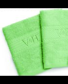 Asciugamano per ospiti in cotone pettinato - Prairie Green Cloud - 4x (30x30 cm)