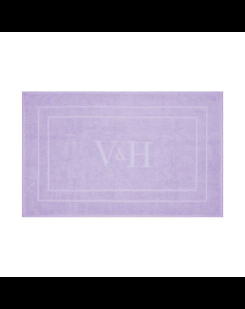 Baumwoll-Badematte - Design 19 Flieder - 60x100 cm