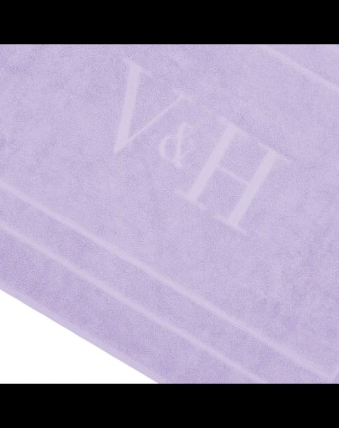 Baumwoll-Badematte - Design 19 Flieder - 60x100 cm