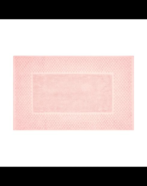 Tappeto da bagno in cotone - design 18 Rosa salmone - 50x70 cm