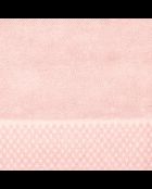 Alfombra de baño de algodón - diseño 18 rosa salmón - 50x70 cm