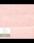 Alfombra de baño de algodón - diseño 18 rosa salmón - 50x70 cm