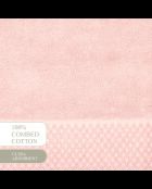 Alfombra de baño de algodón - diseño 18 rosa salmón - 50x70 cm