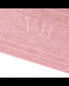 Baumwoll-Badematte - Design 19 Lachsrosa - 60x100 cm