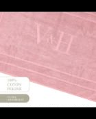 Baumwoll-Badematte - Design 19 Lachsrosa - 60x100 cm