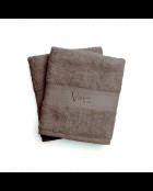 Asciugamano in cotone pettinato - Brown Cloud - 2x (50x100 cm)