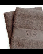 Asciugamano in cotone pettinato - Brown Cloud - 2x (50x100 cm)