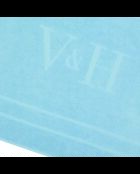 Tapis de bain coton - design 19 Poudre bleu - 60x100 cm
