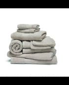 Complete badlinnenset van gekamd katoen - Nuage Sable - 4x (50x100 cm) + 2x (70x140 cm) + 2x (15x21 cm) + 2x (30x30 cm) + 2x (30x30 cm)