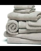 Complete badlinnenset van gekamd katoen - Nuage Sable - 4x (50x100 cm) + 2x (70x140 cm) + 2x (15x21 cm) + 2x (30x30 cm) + 2x (30x30 cm)