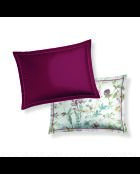 Taie d'oreiller satin de coton -  Bordeaux - 2x(50x70 cm)