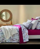 Taie d'oreiller satin de coton -  Bordeaux - 2x(50x70 cm)