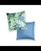 Taie d'oreiller satin de coton - Jardin du paradis Blanc - 2x(63x63 cm)