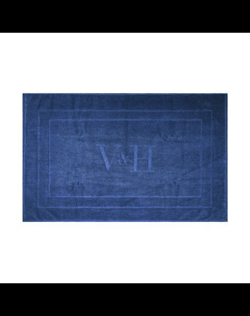 Baumwoll-Badematte - Design 19 Graublau - 60x100 cm