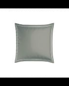 Set de 2 fundas de almohada de satén de algodón — Cannes White/Taupe