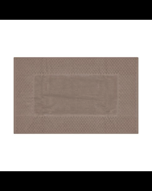 Tapis de bain coton - design 18 Brun - 50x70 cm