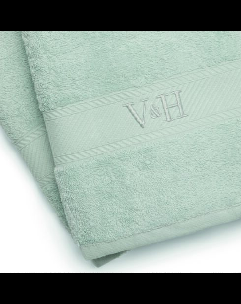 Toalla de algodón peinado - Mint Cloud - 2x (50x100 cm)