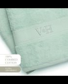 Toalla de algodón peinado - Mint Cloud - 2x (50x100 cm)