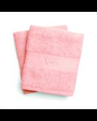 Asciugamano da bagno in cotone pettinato - Nuvola rosa salmone - 2x (70x140 cm)