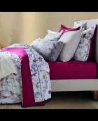 Spannbetttuch aus Baumwollsatin - Uni Bordeaux 01