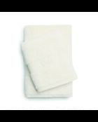 Serviette + drap de bain coton peigné - Nuage Blanc - 50x100 cm + 70x140 cm