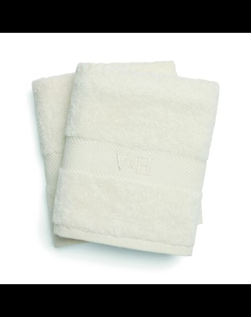 Telo da bagno in cotone pettinato - White Cloud - 2x (70x140 cm)