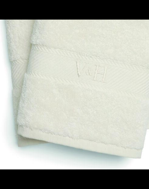 Telo da bagno in cotone pettinato - White Cloud - 2x (70x140 cm)