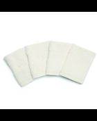 Serviette d'invité coton peigné - Nuage Blanc - 4x(30x30 cm)