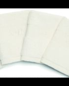 Serviette d'invité coton peigné - Nuage Blanc - 4x(30x30 cm)