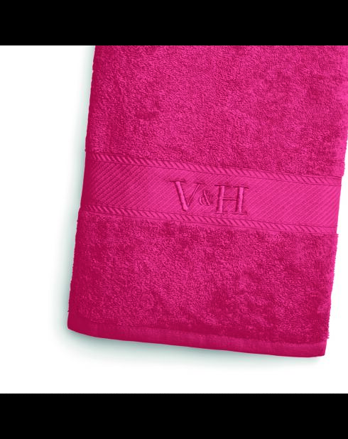 Telo da bagno in cotone pettinato - Pink blush cloud - 100x150 cm