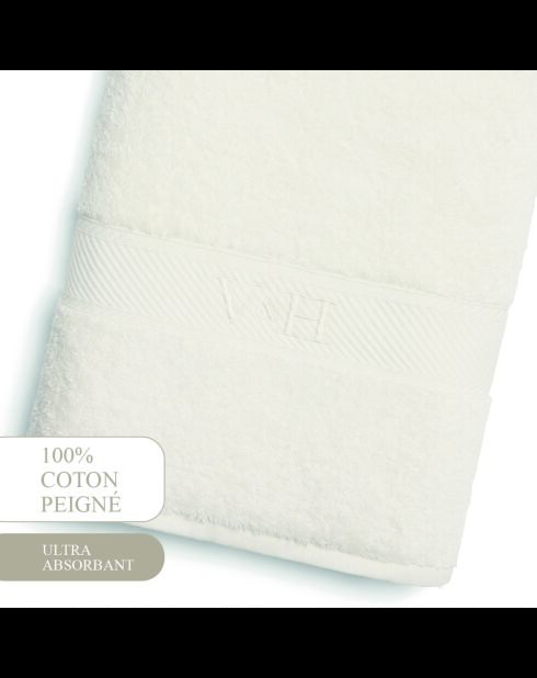Telo da bagno in cotone pettinato - White Cloud - 100x150 cm