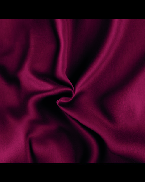 Custodia in cotone satinato - Bordeaux 01 - 43x210 cm