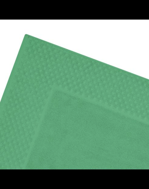 Tapis de bain coton - design 18 Vert bouteille - 50x70 cm