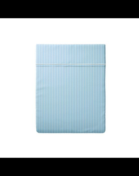 Percale katoenen laken - Aix-Marseille Lichtblauw