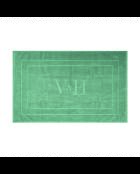 Tapis de bain coton - design 19 Vert bouteille - 60x100 cm