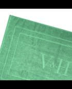Tapis de bain coton - design 19 Vert bouteille - 60x100 cm