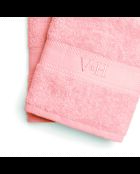 Asciugamano in cotone pettinato - Nuvola rosa salmone - 2x (50x100 cm)